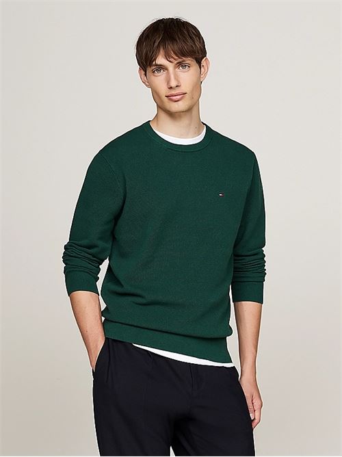 essential structure crew neck TOMMY HILFIGER | MW0MW36347L6K